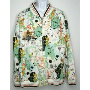 Vintage Artful Dodger All Over Print Reversable Jacket Men's Size 4XL Pirates